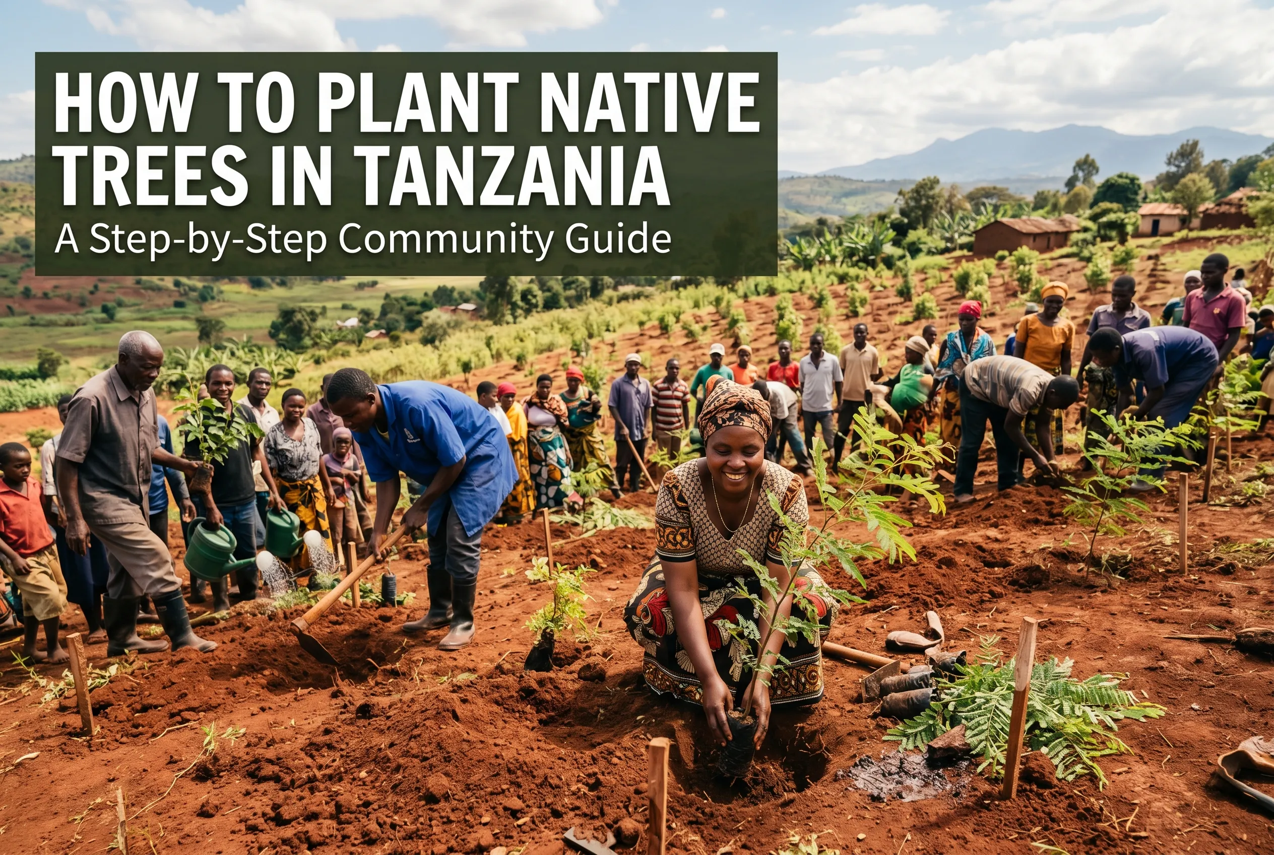How to Plant Native Trees in Tanzania: A Step-by-Step Community Guide